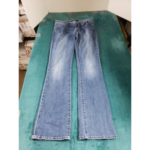 Lucky Brand Jeans Size 4 Womens Blue Stretch Pant Denim Mid Rise Lolita Bootcut - Picture 1 of 14